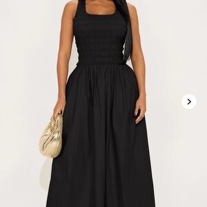 Fashion Nova Black Maxi Dress